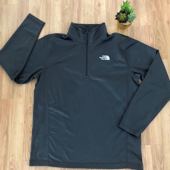 The North Face Other - THE NORTH FACE Gray Quarter Zip Pullover